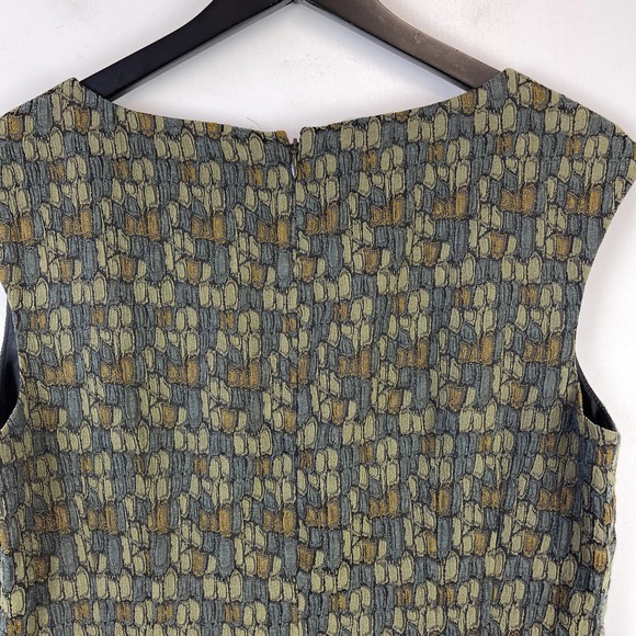 Lafayette 148 (10) Sheath Knee Length Dress Jacket 2 Piece Set Bundle Green - Picture 5 of 12